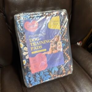 Dog Training Pads - Blue Floral Design